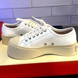 Marni lace-up pablo women’s shoes size 5 euro size 35 white in color